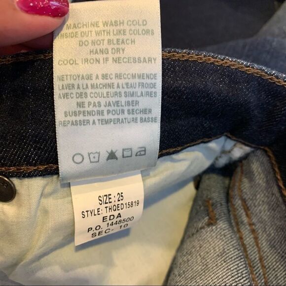 Joe’s Jeans Flawless Cuffed Crop Jean Size 25 NWT - Picture 12 of 15